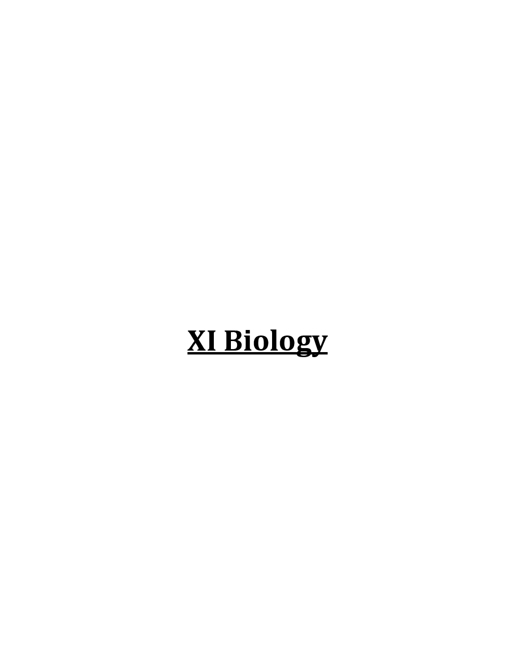 Biology For Class-XI Study Cum Support Material - Page 2