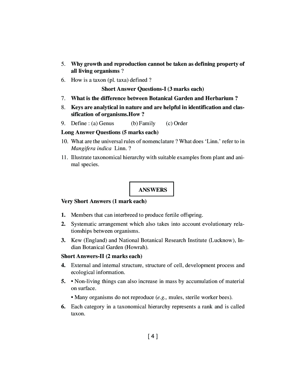 Biology For Class-XI Study Cum Support Material - Page 5