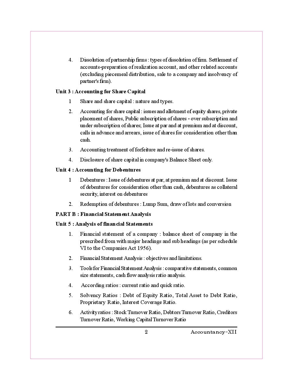 Accountancy For Class-XII Study Cum Support Material - Page 4