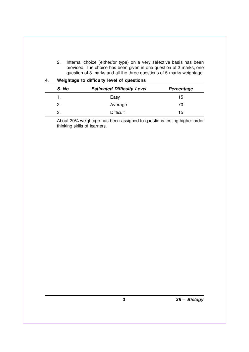 Biology For Class-XII Study Cum Support Material - Page 4