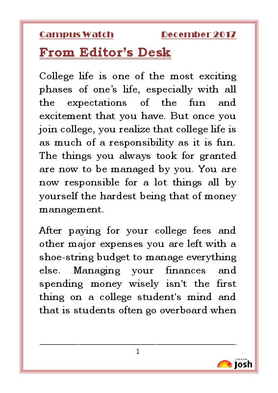 Campus Watch December 2017 E-Book - Page 3