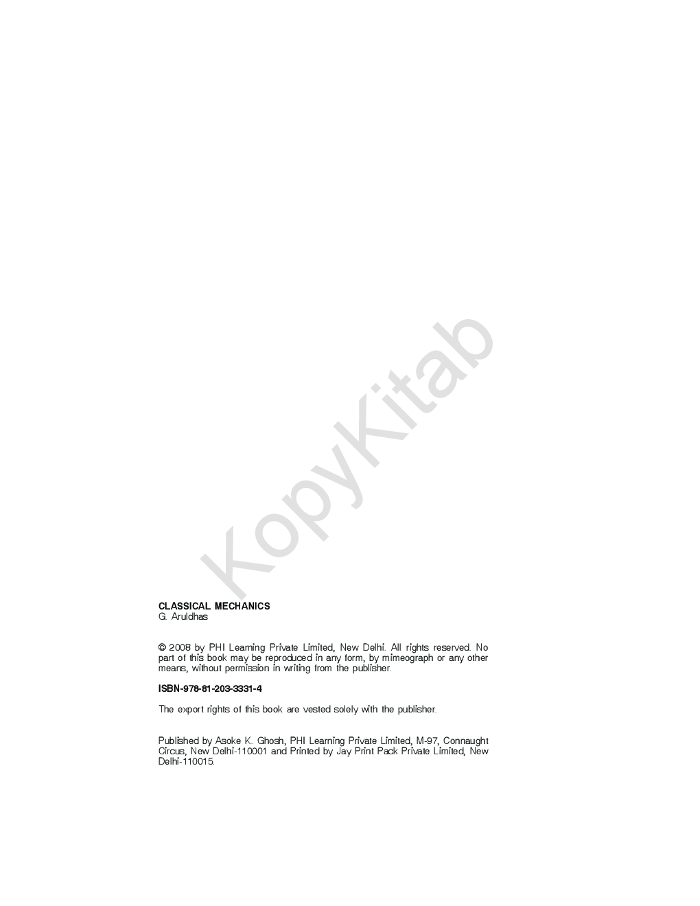 Classical Mechanics - Page 3