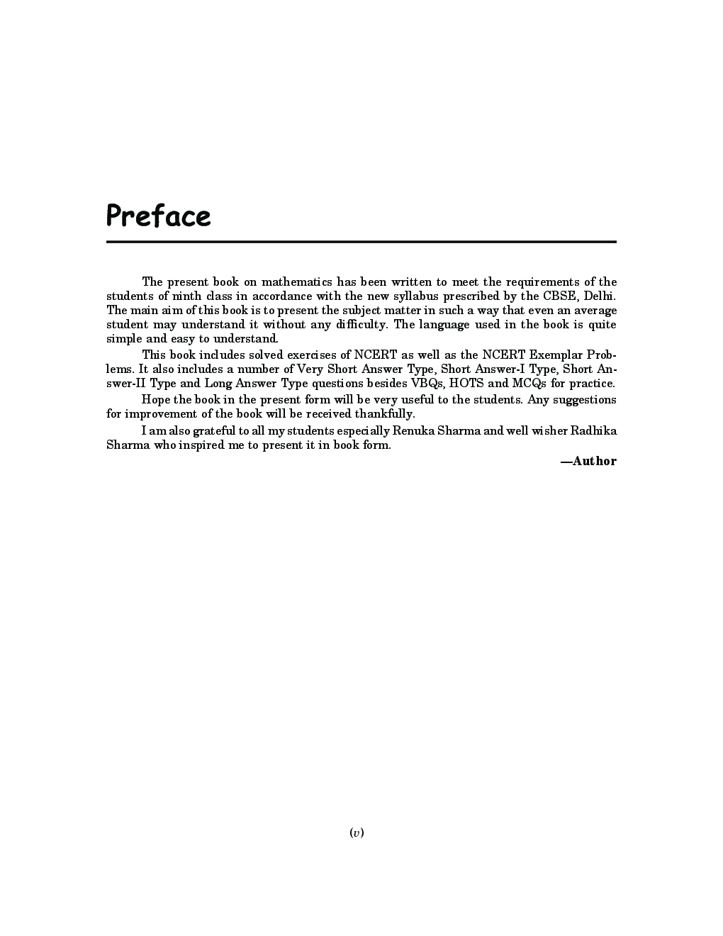 CBSE Exam Kit In Mathematics Class 9 - Page 5