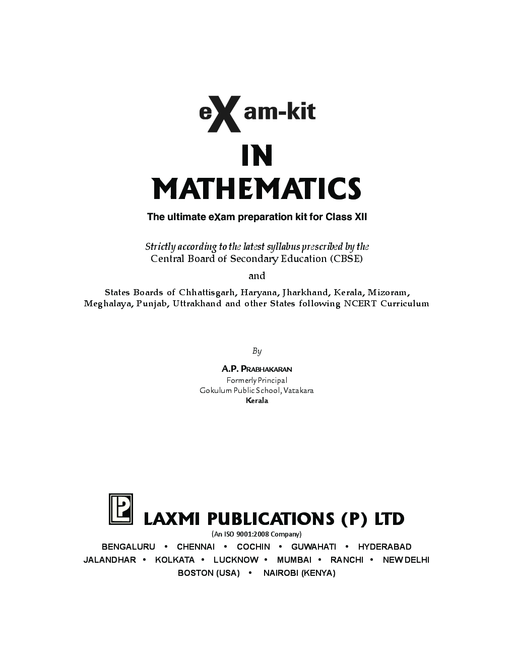 CBSE Exam Kit In Mathematics Class 12 - Page 3