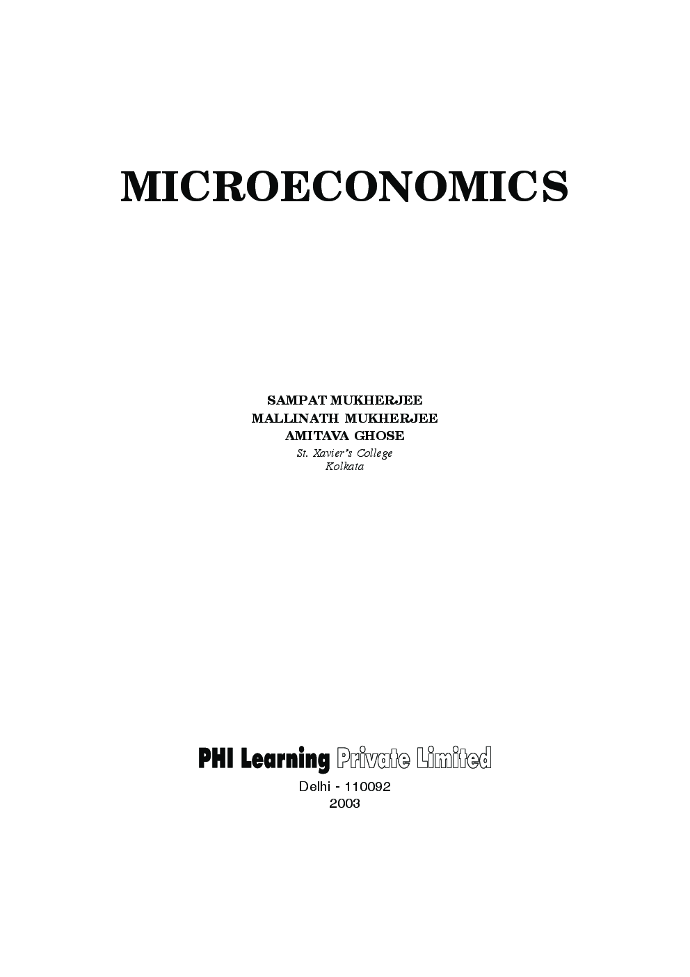 Microeconomics - Page 4
