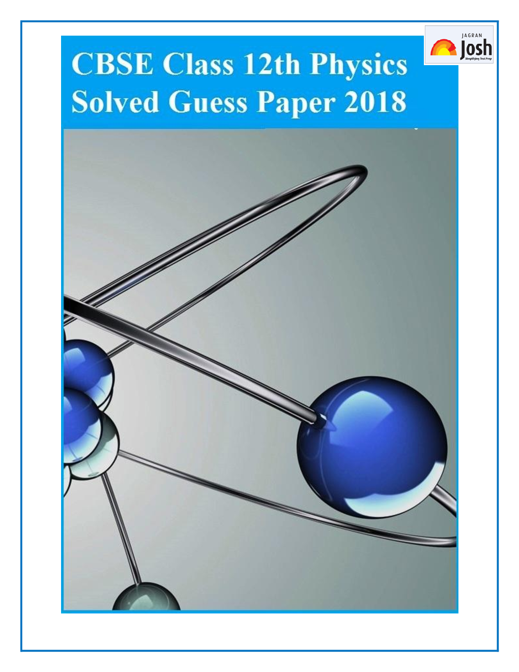 CBSE Class XII PCM Solved Guess Paper 2017-18 E-book - Page 2