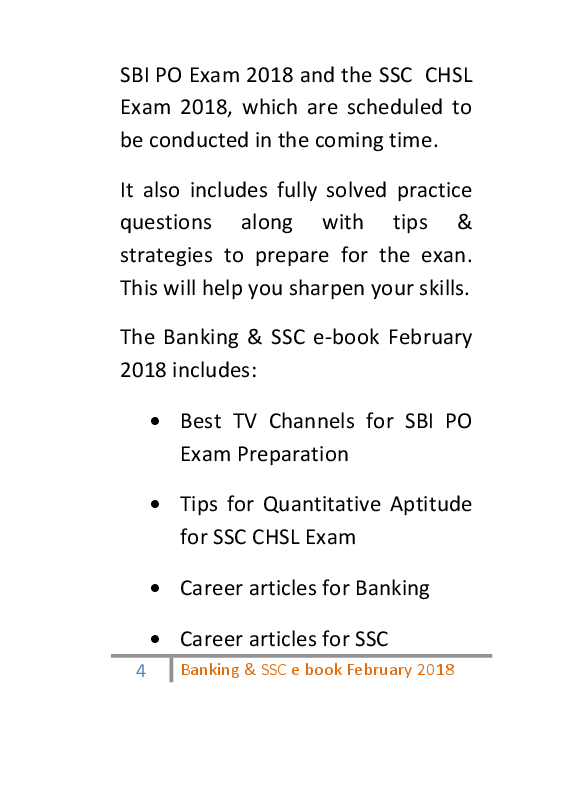 Banking & SSC February 2018 E-book - Page 5
