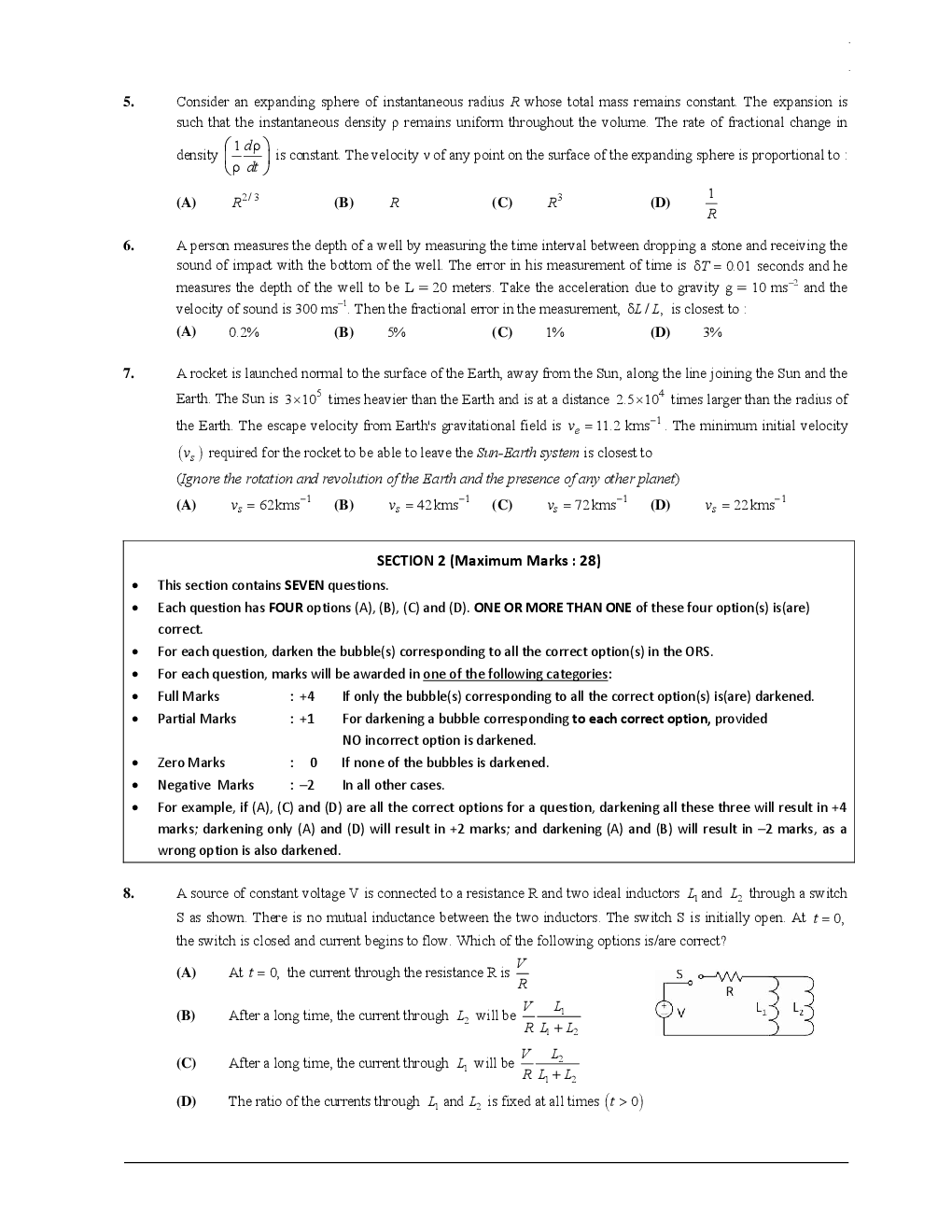JEE Advance Previous Year Solved Question Paper 2 2017 - Page 4