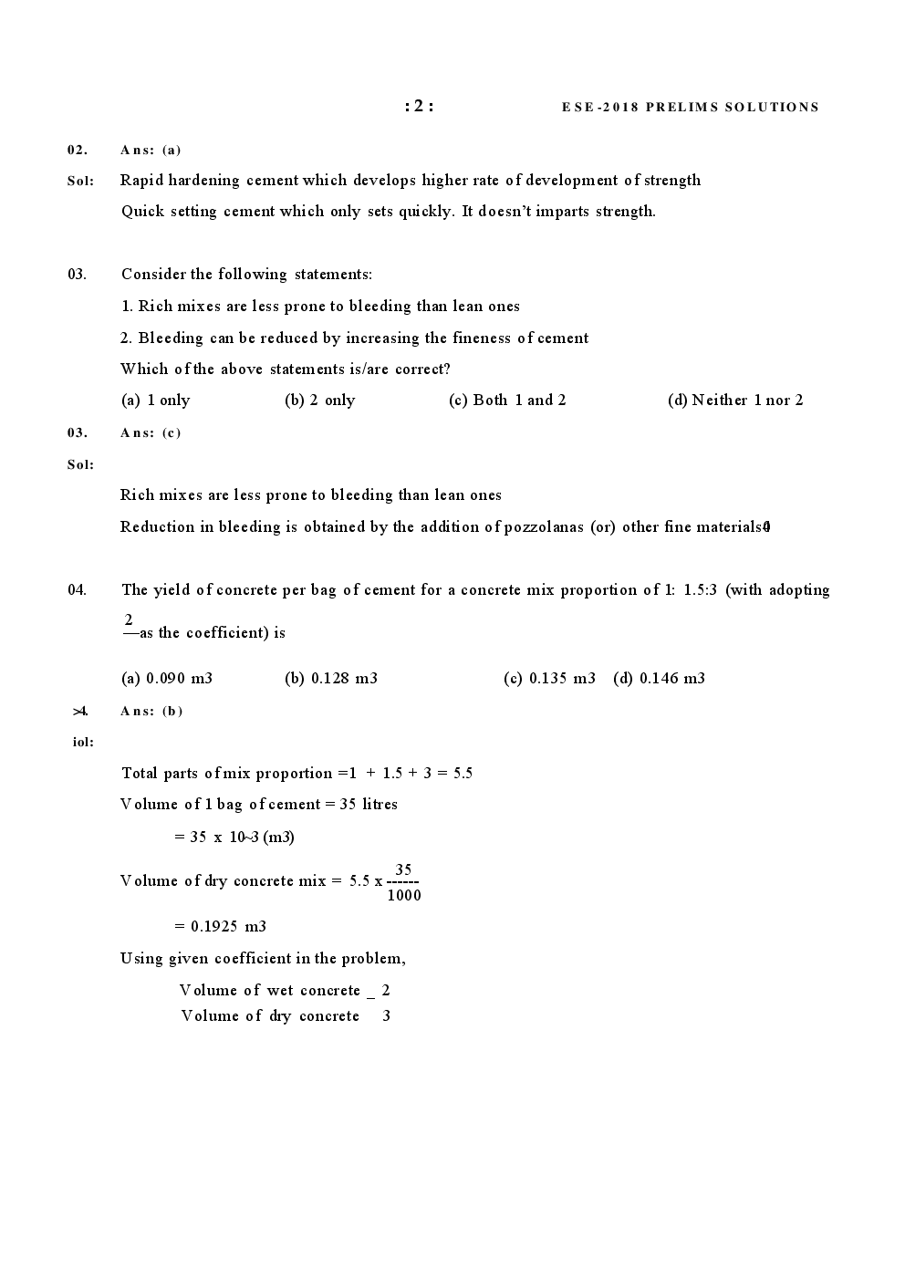 IES Previous Year Solved Question Paper For Civil Engineering 2017 - Page 3