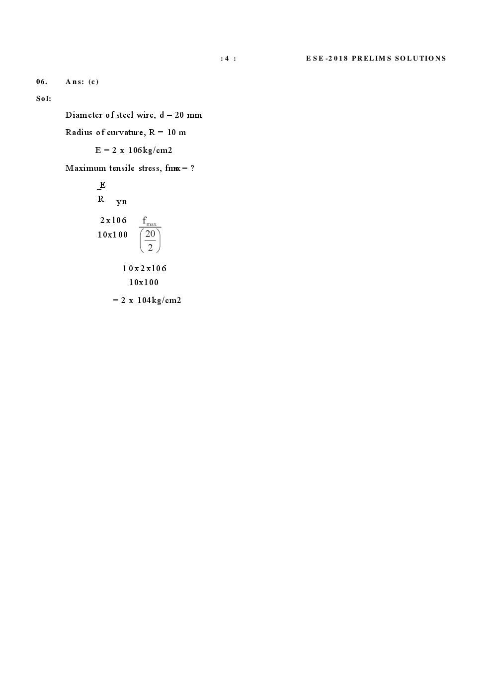 IES Previous Year Solved Question Paper For Civil Engineering 2017 - Page 5
