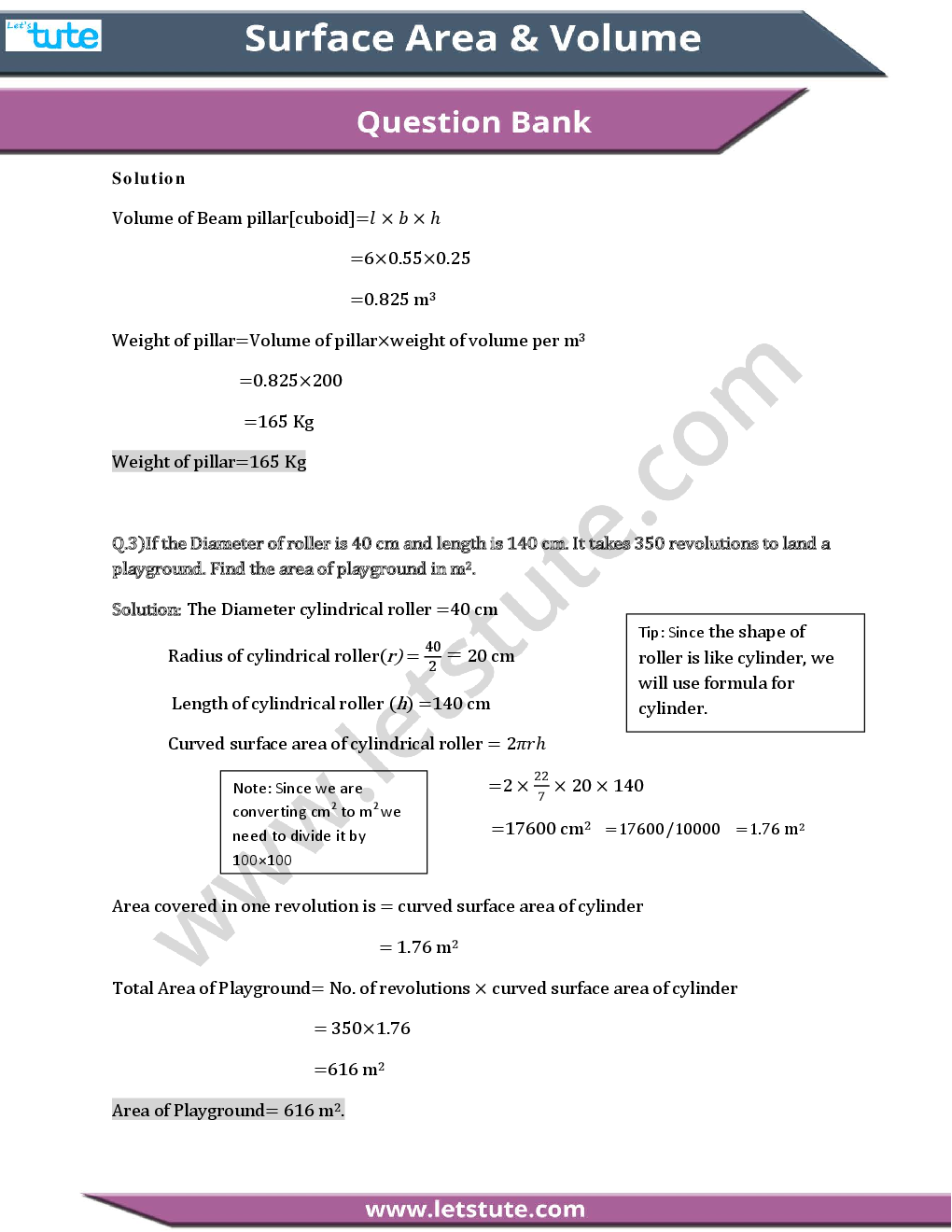 Math Practice Sheet For Class IX ( CBSE ) - Page 3