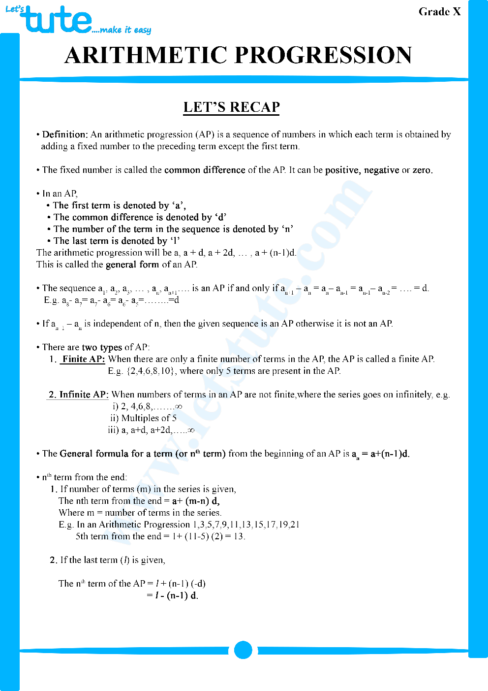 Revision Set Math For Class X ( CBSE ) - Page 2