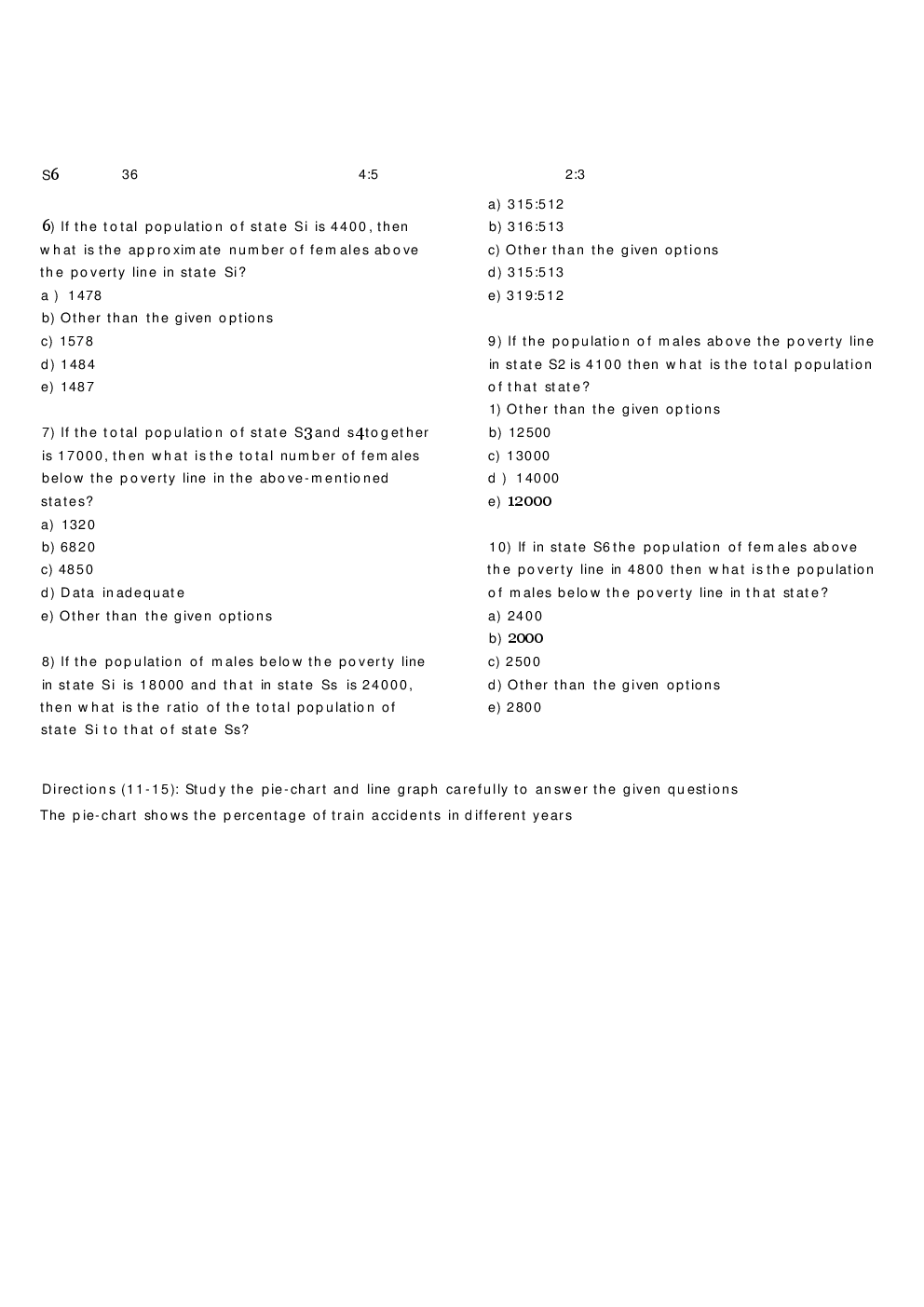 SBI P.O.Pre Exam 2017 Practice Paper - Page 4