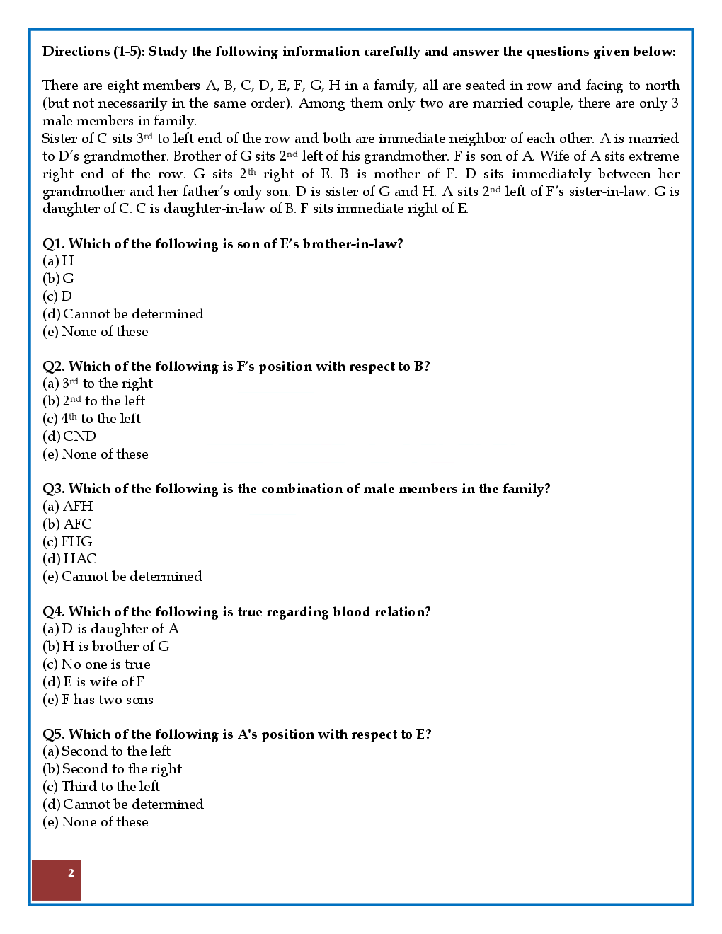 RRB Exam Practice Sets 2017 - Page 2
