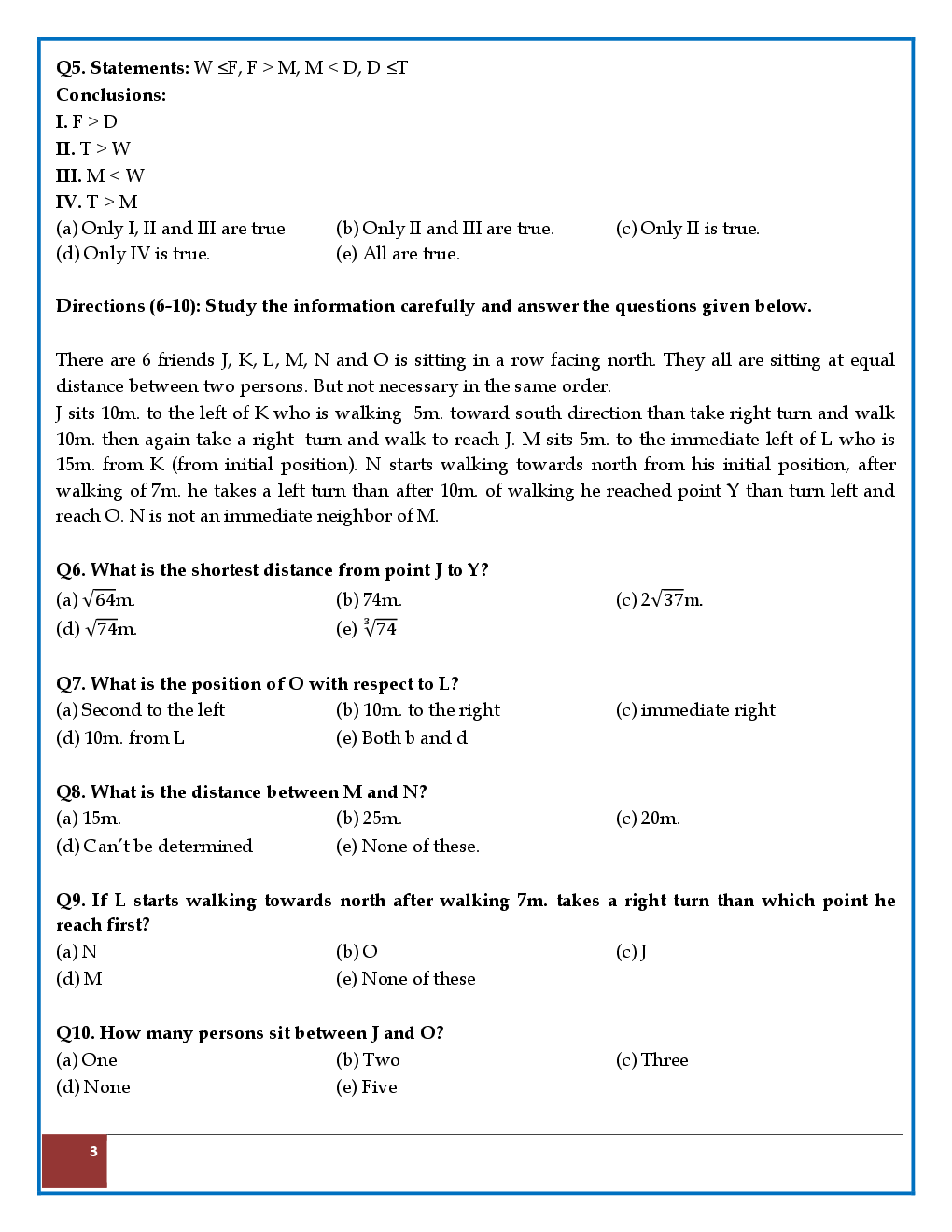 IBPS RRB Pre Practice Stes 2017 - Page 3