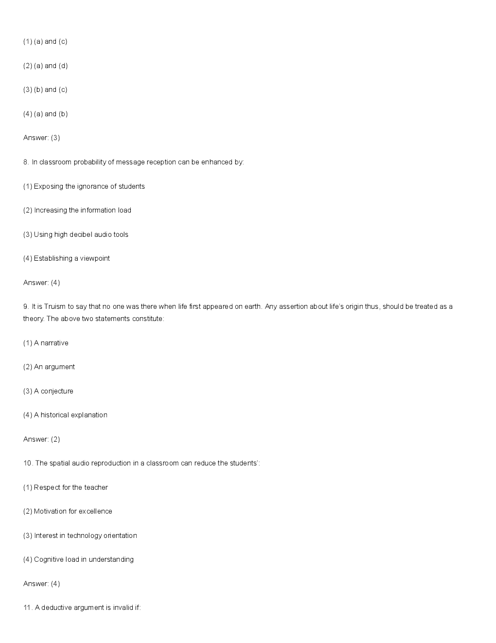 UGC NET Solved Question Paper 1 2017 ( Nov. & Jan. ) (General Paper) - Page 5