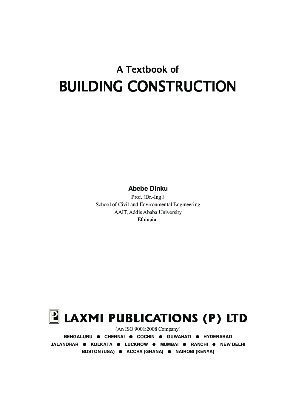A Textbook Of Building Construction - Page 5