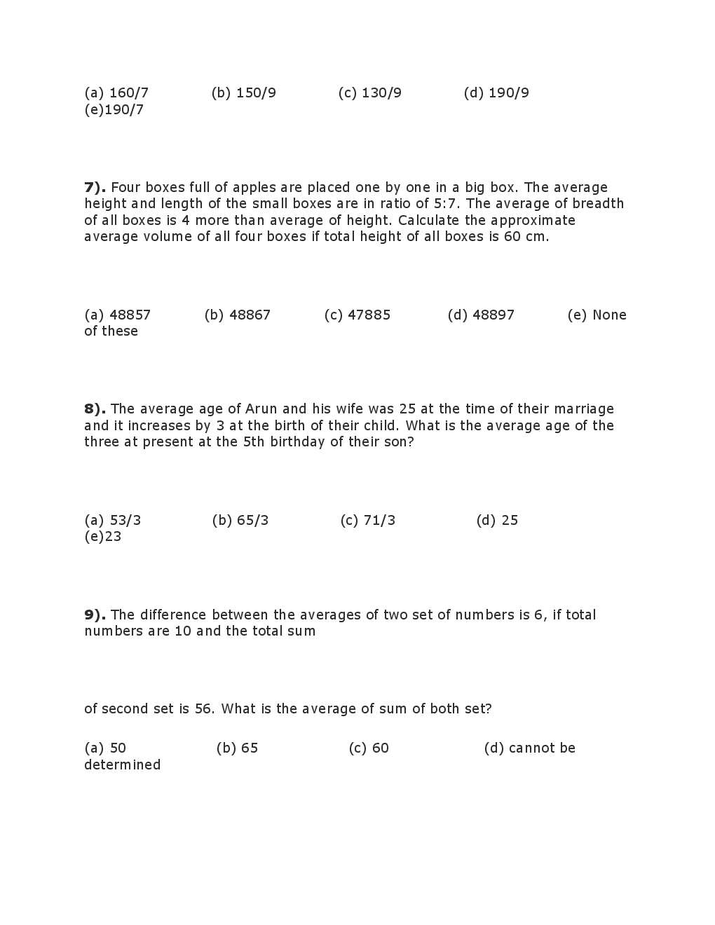Quantitative Aptitude Question & Answer For IBPS Banking Exam - Page 4