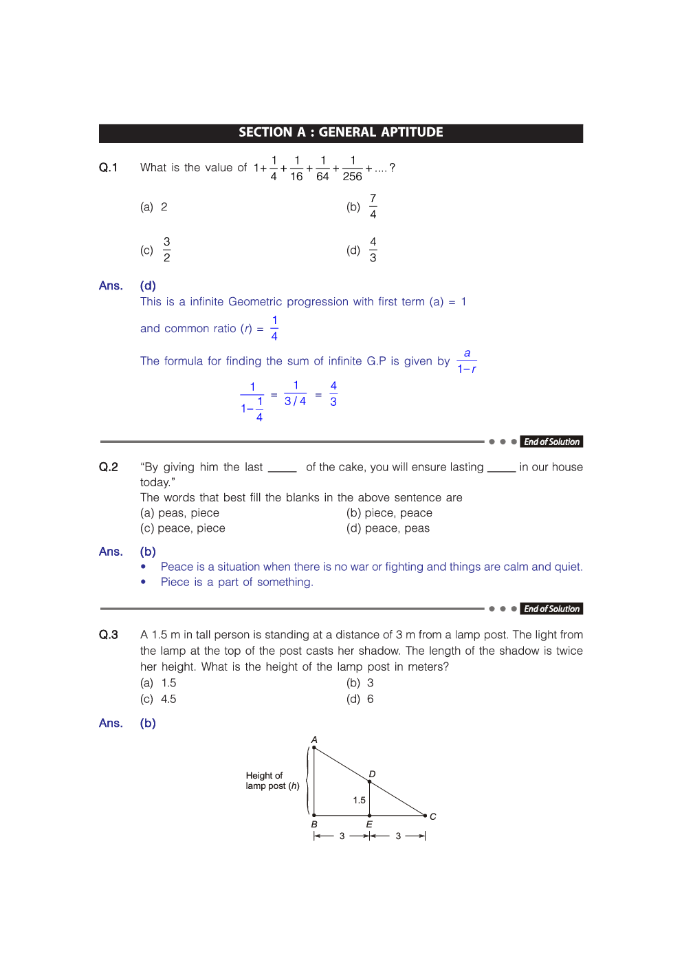 GATE Previous Year Question Paper With Solution For Electronics Engineering 2018 - Page 2