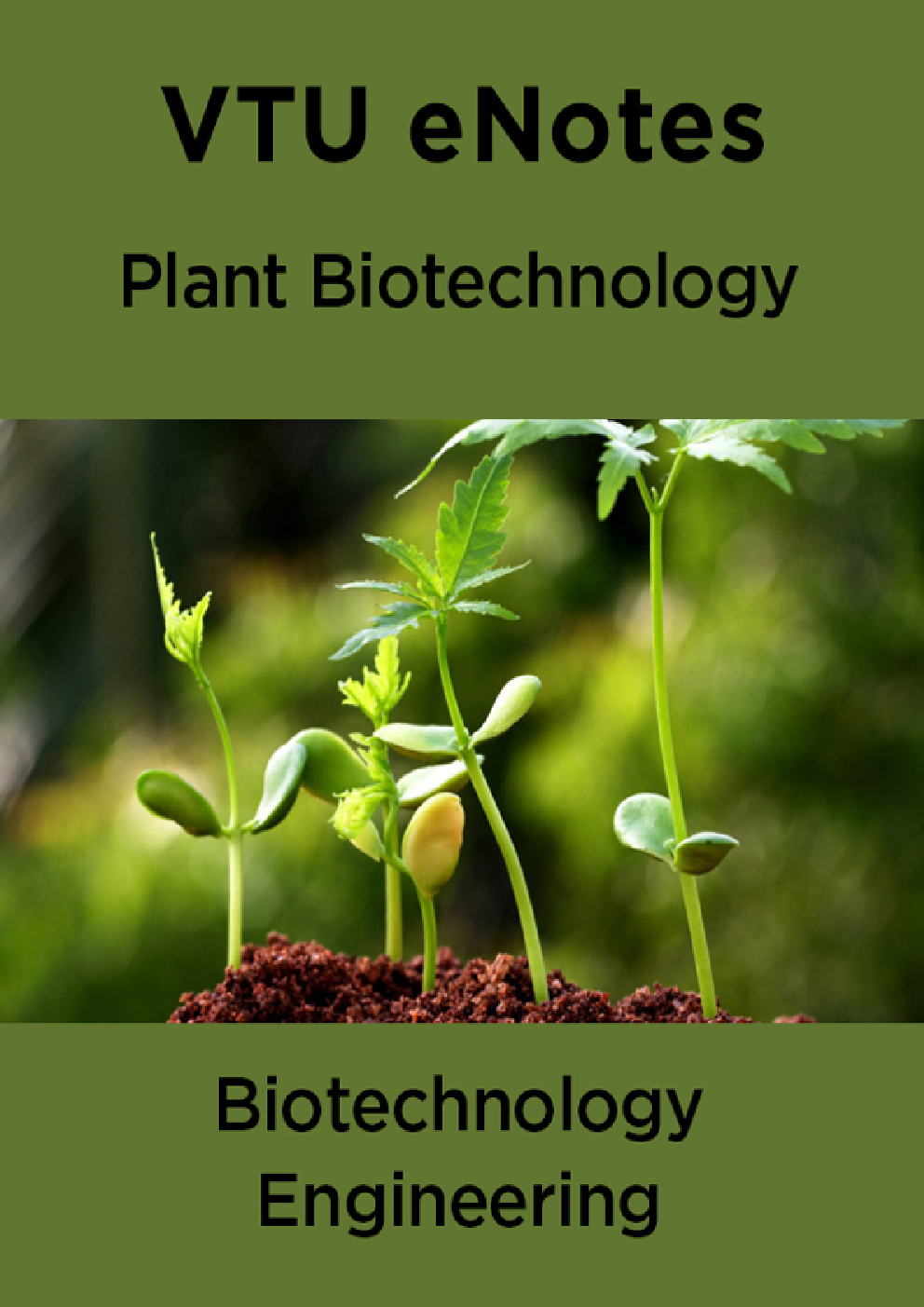VTU eNotes On Plant Biotechnology For Biotechnology Engineering - Page 1
