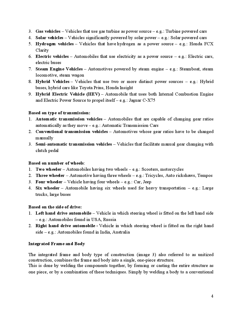 VTU eNotes On Automobile Engineering For Mechanical Engineering - Page 4