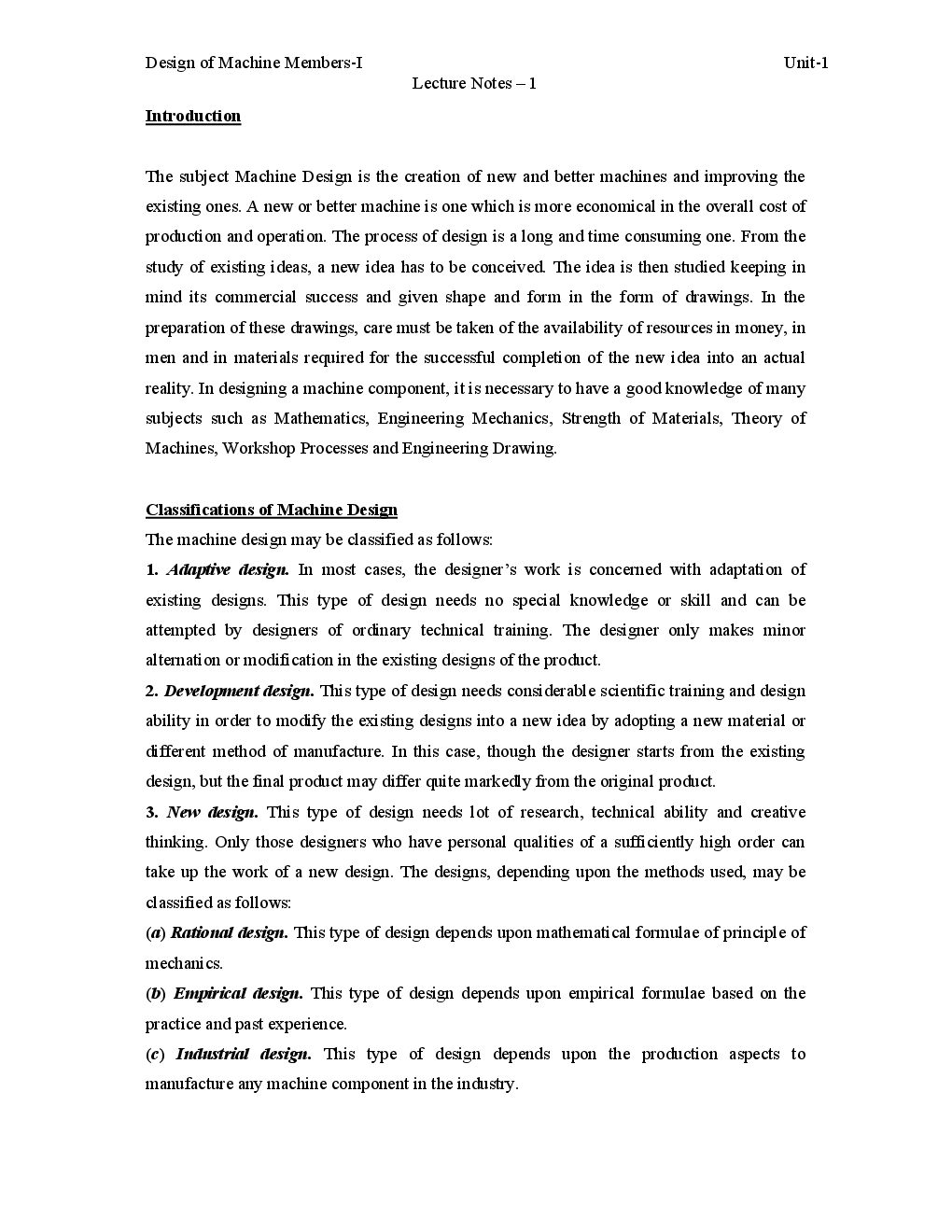 VTU eNotes On Design Of Machine Members For Mechanical Engineering - Page 2