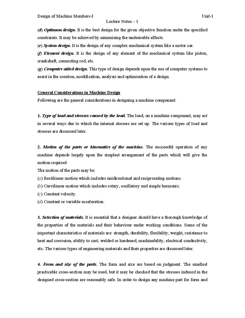 VTU eNotes On Design Of Machine Members For Mechanical Engineering - Page 3