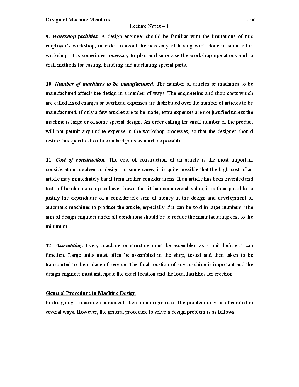 VTU eNotes On Design Of Machine Members For Mechanical Engineering - Page 5