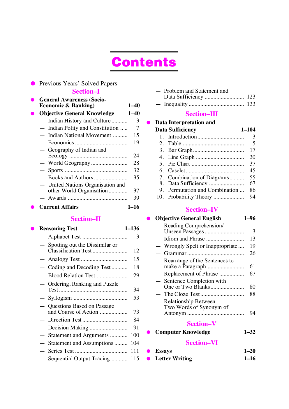 Bank Probationary Officers And Management Trainees Main Exam - Page 4