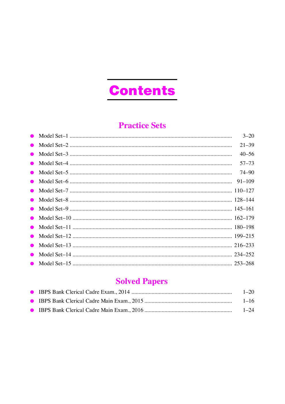 Practice Sets & Solved Papers IBPS Bank Clerical Cadre Examination - Page 4