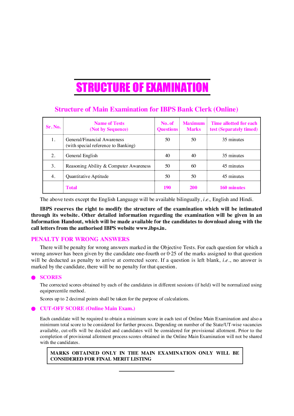 Practice Sets & Solved Papers IBPS Bank Clerical Cadre Examination - Page 5