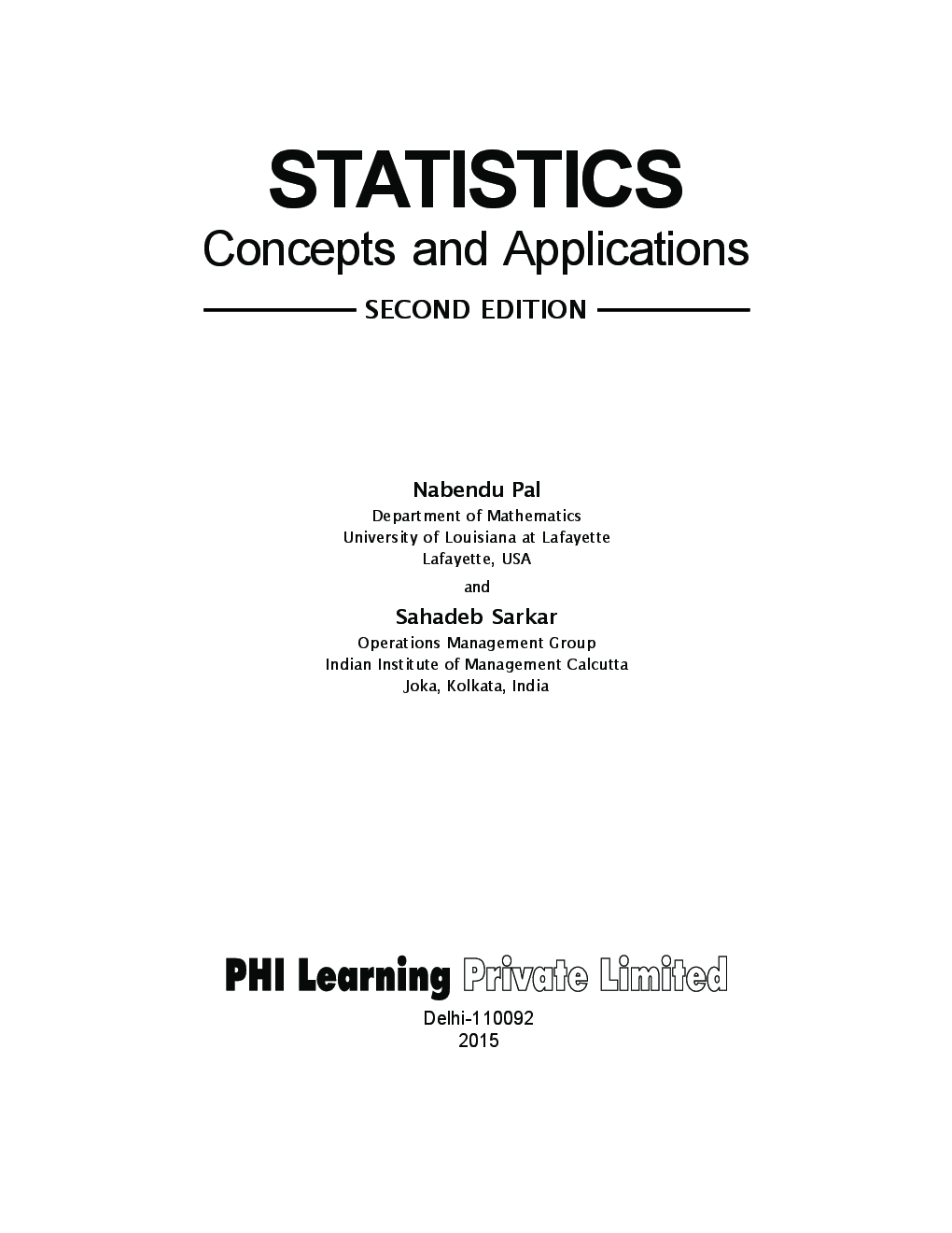Statistics: Concepts And Applications - Page 2