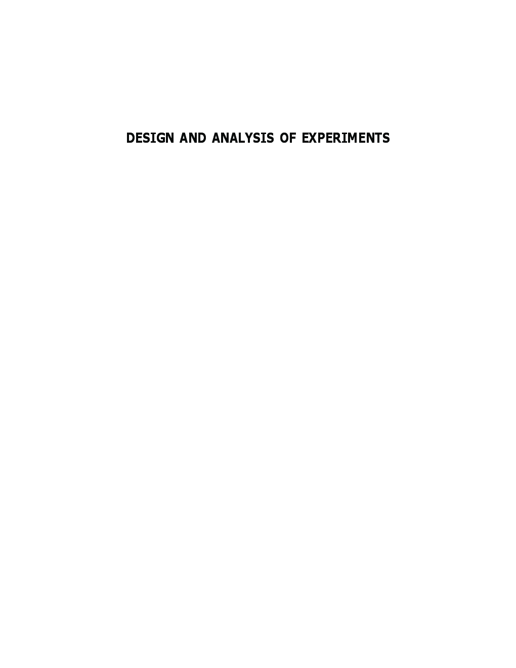 Design And Analysis Of Experiments - Page 2