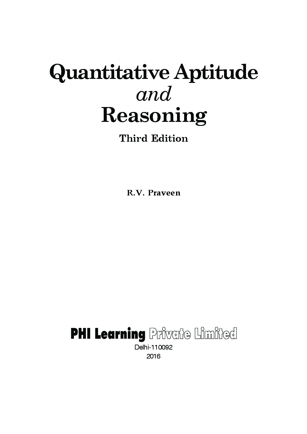 Quantitative Aptitude And Reasoning - Page 4