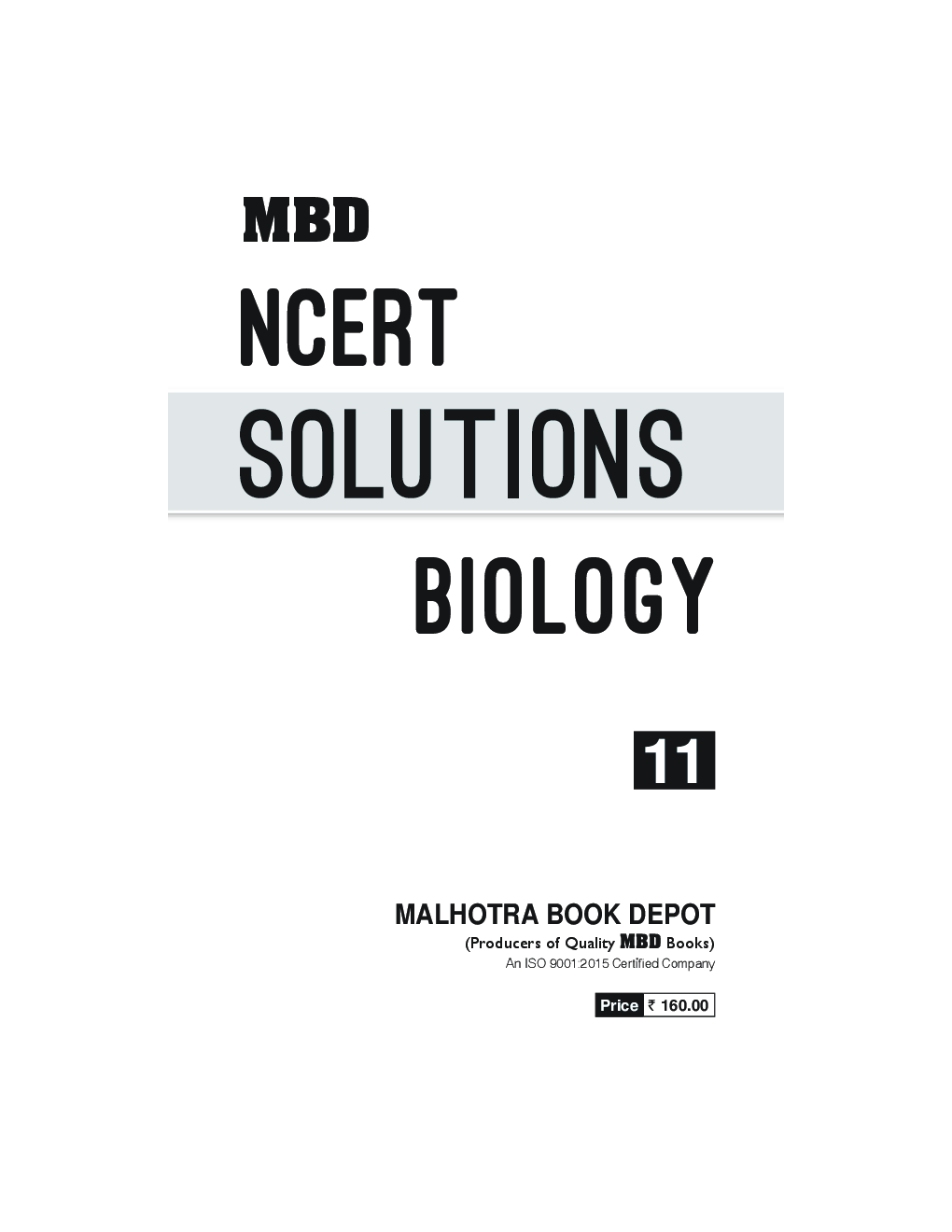 MBD NCERT Solutions Biology For Class-XI - Page 3