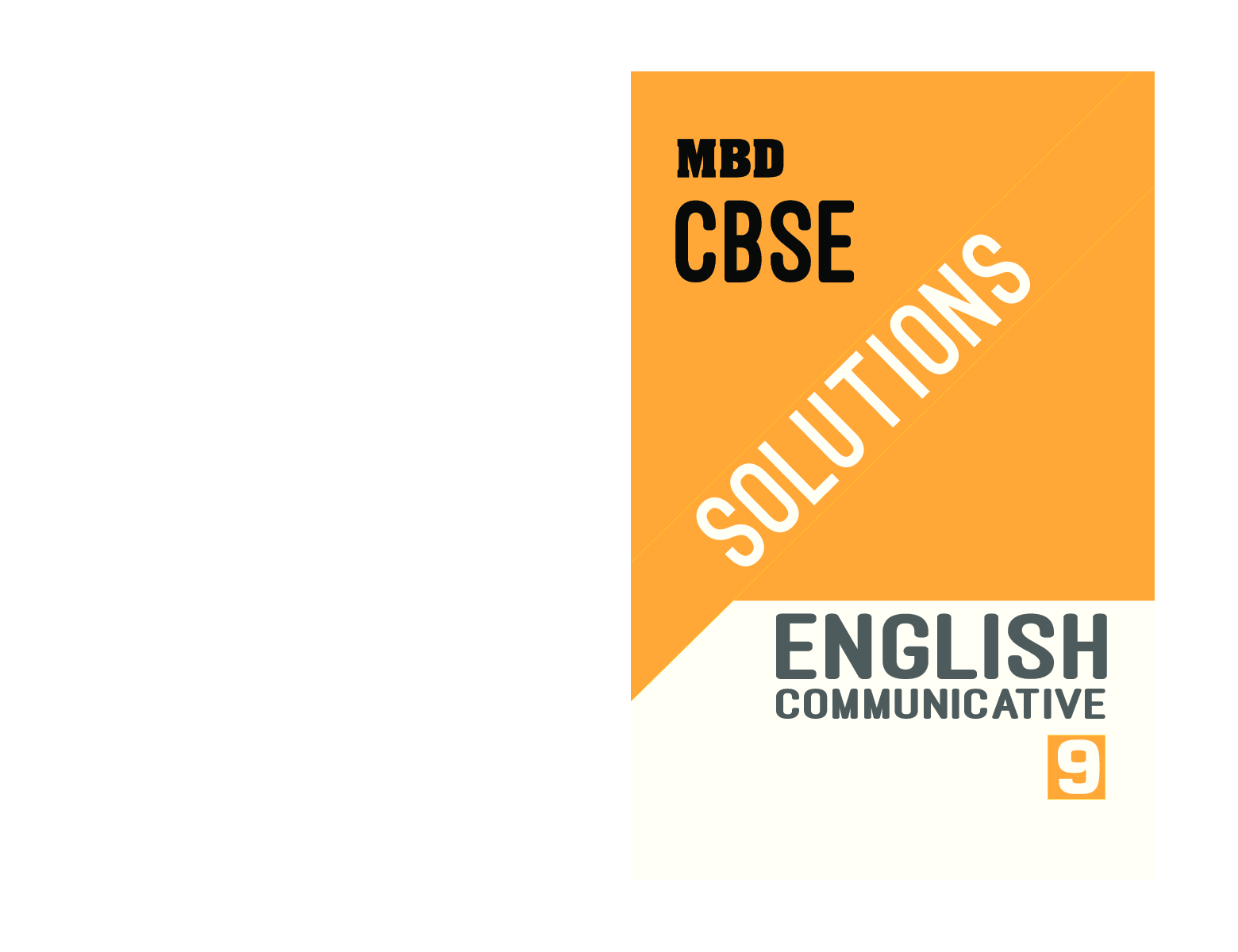 MBD CBSE Solutions English Communicative For Class-IX - Page 1