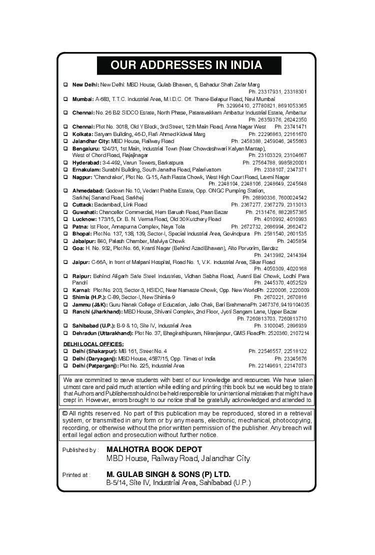 MBD NCERT Solutions Geography For Class-XI - Page 4