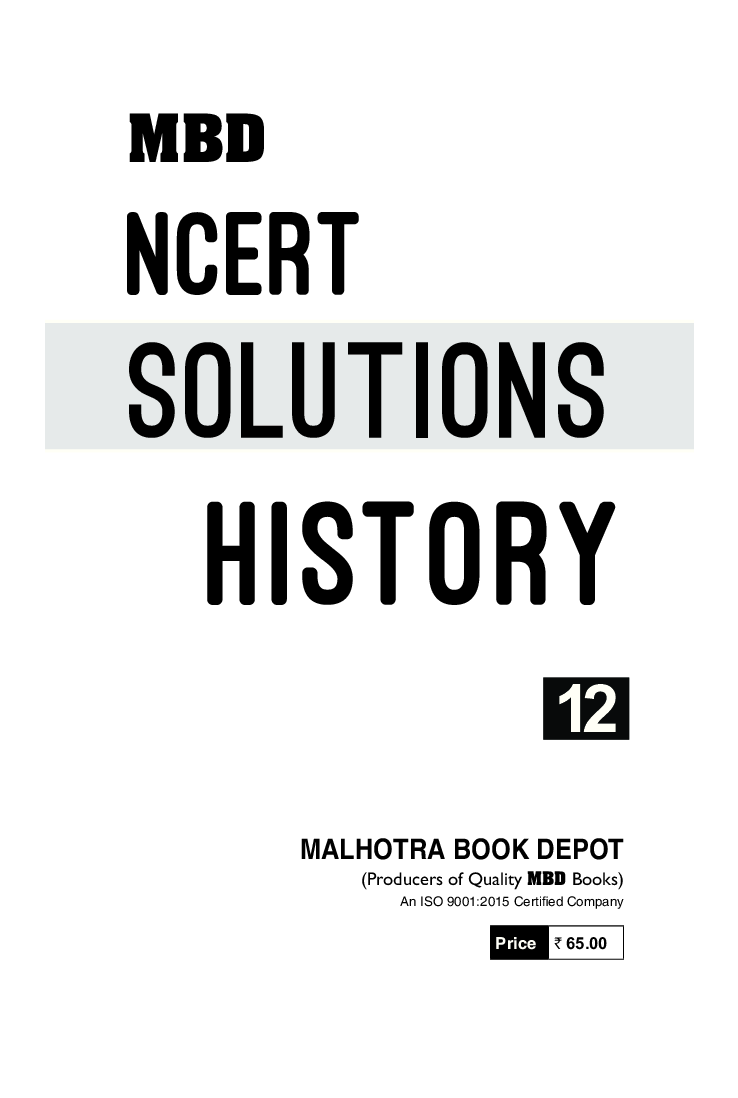 MBD NCERT Solutions History For Class-XII - Page 3