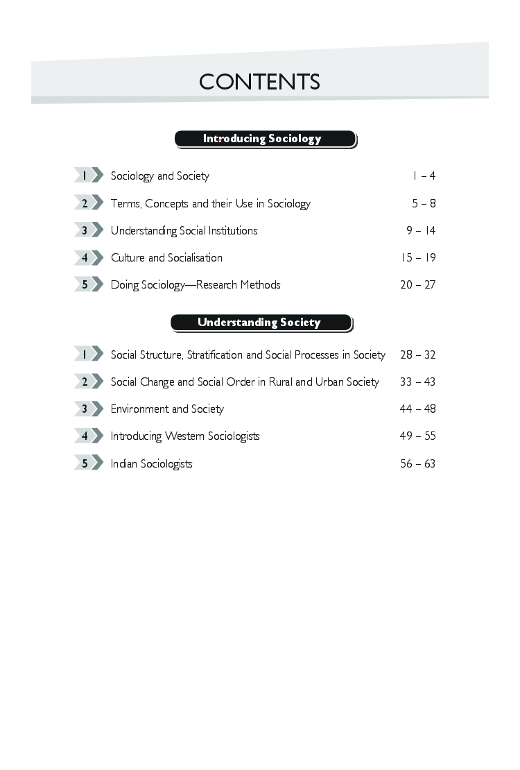 MBD NCERT Solutions Sociology For Class-XI - Page 5