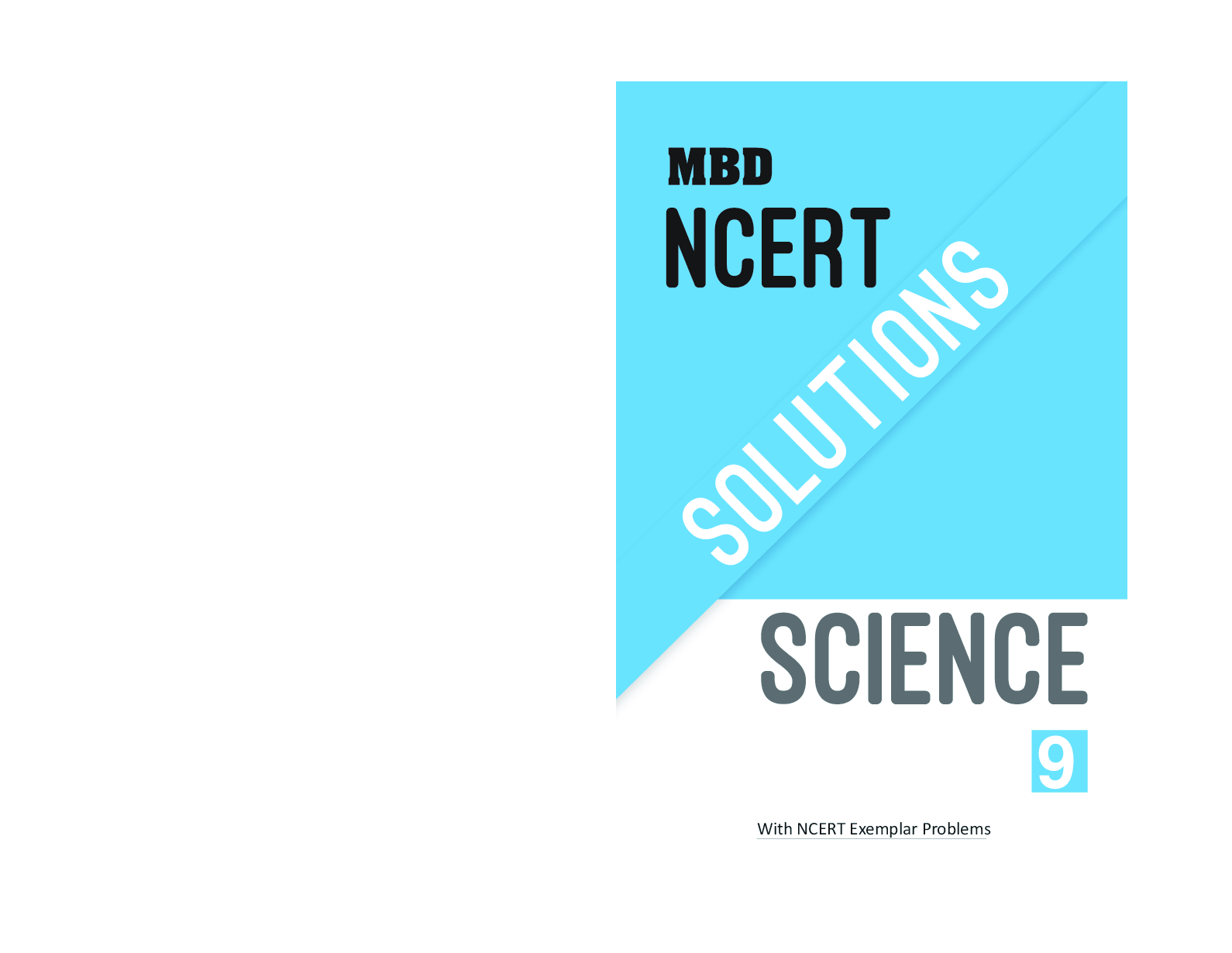 MBD NCERT Solutions Science For Class-IX - Page 1