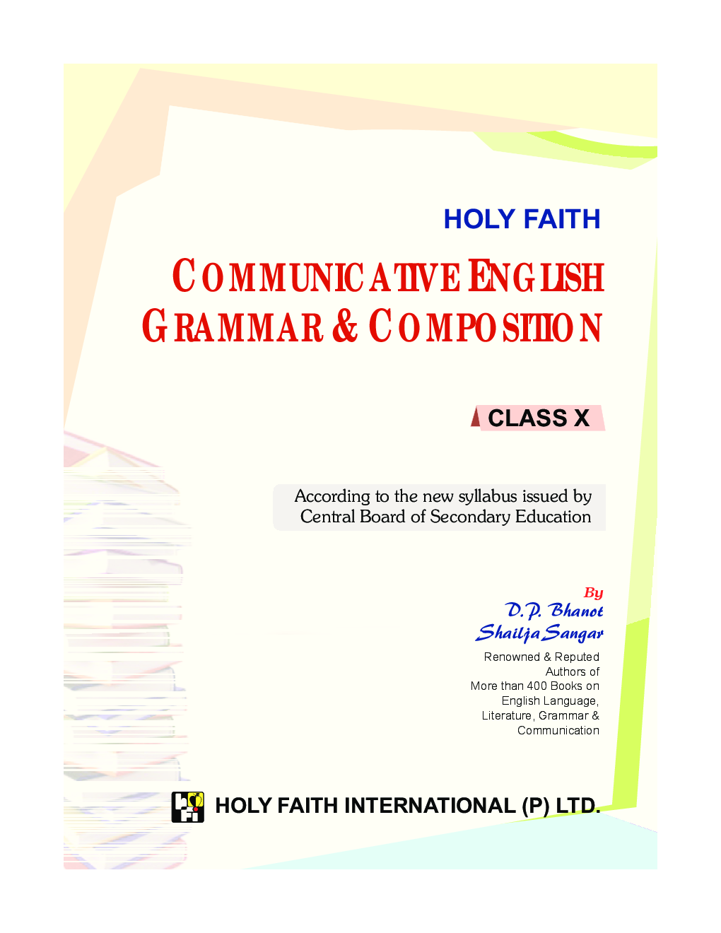 Holy Faith Communicative English Grammar & Composition For Class-X - Page 3