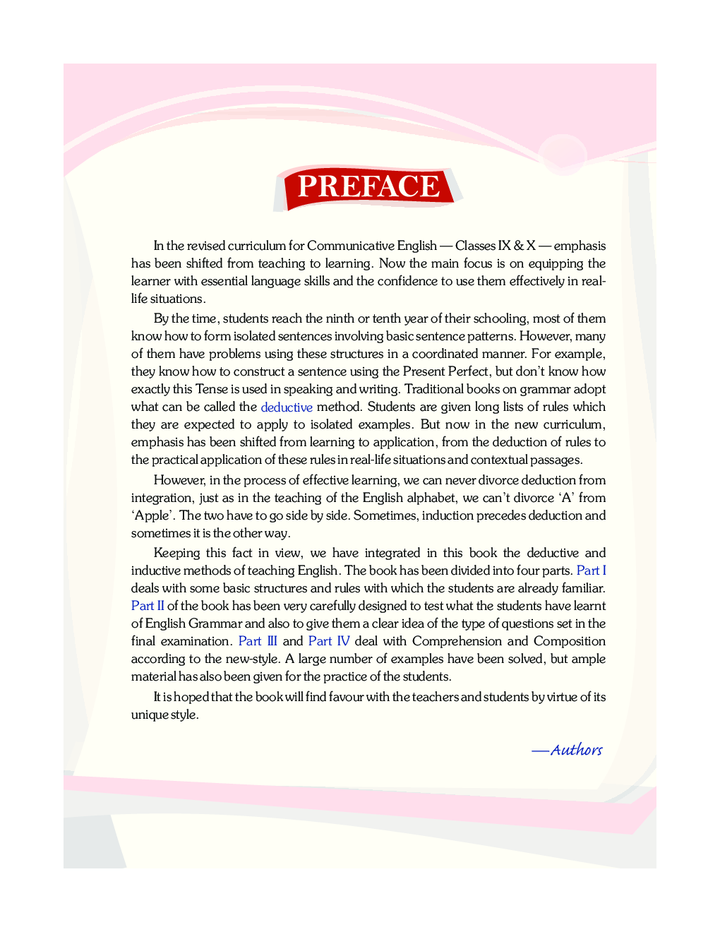 Holy Faith Communicative English Grammar & Composition For Class-IX - Page 5