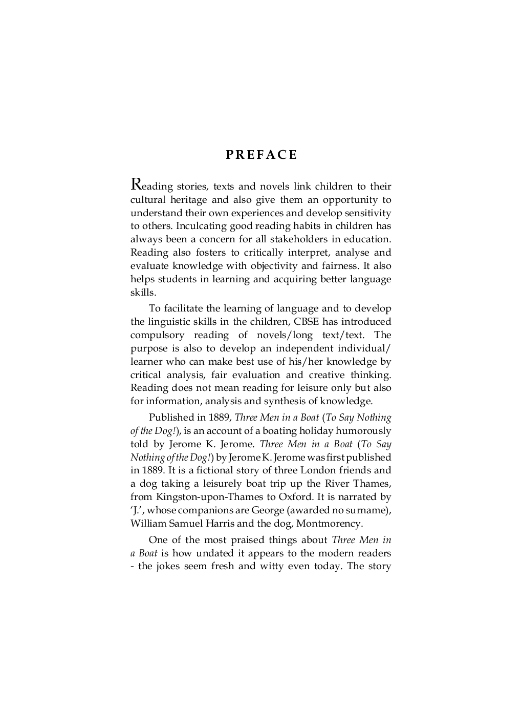 Holy Faith CBSE Three Men In A Boat For Class-IX - Page 5