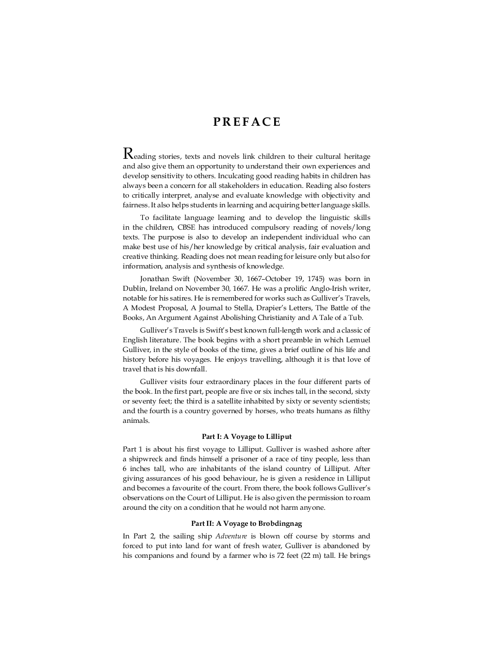 Holy Faith CBSE Gullivers Travels For Class-IX - Page 5