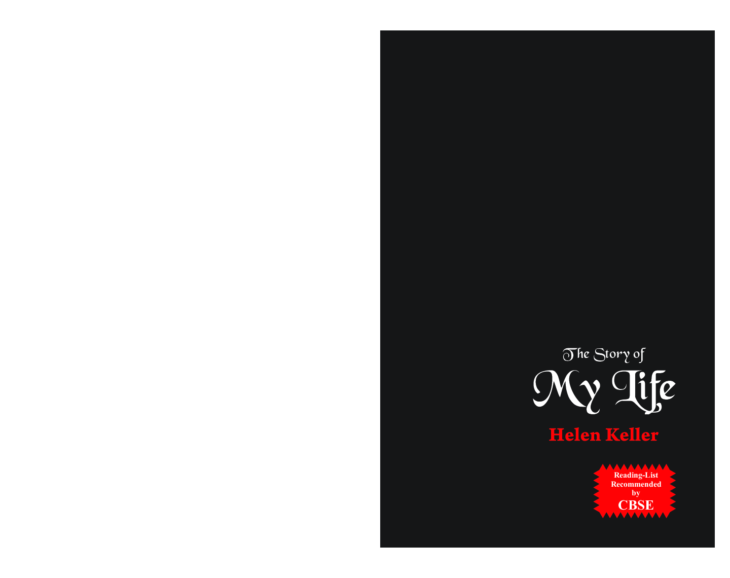 Holy Faith CBSE The Story Of My Life For Class-X - Page 1