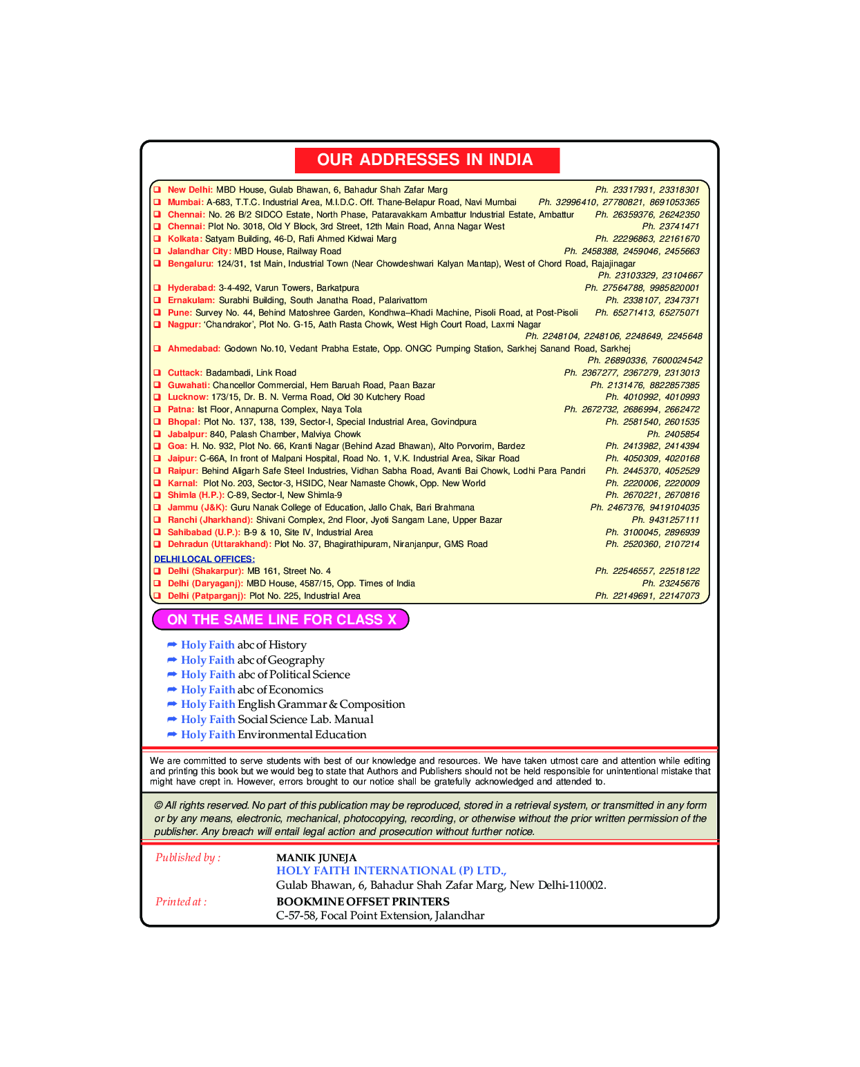 Holy Faith ABS Of Social Science History For Class-X - Page 4