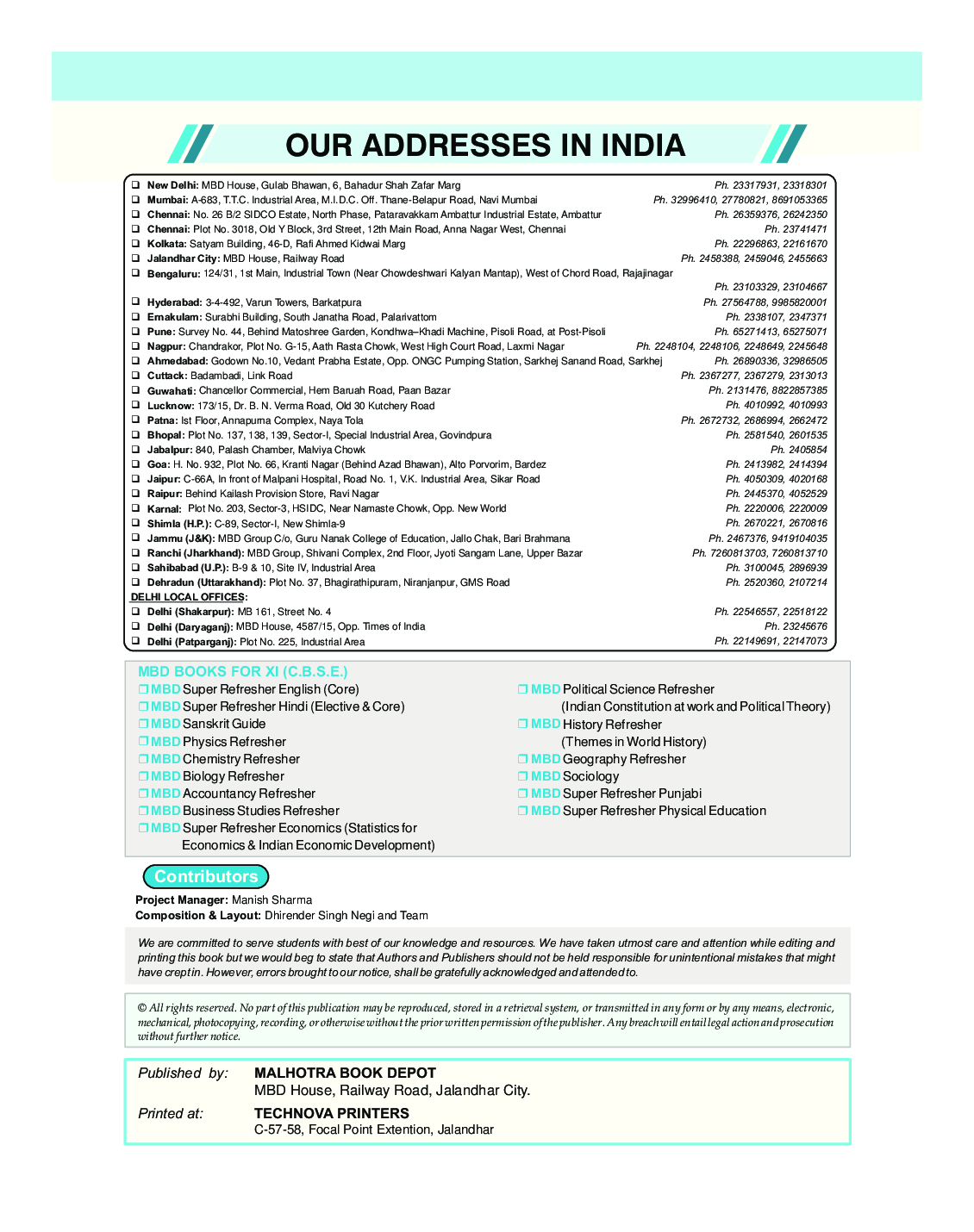 MBD Super Refresher Statistics For Economics & Indian Economics Development For Class-XI - Page 4