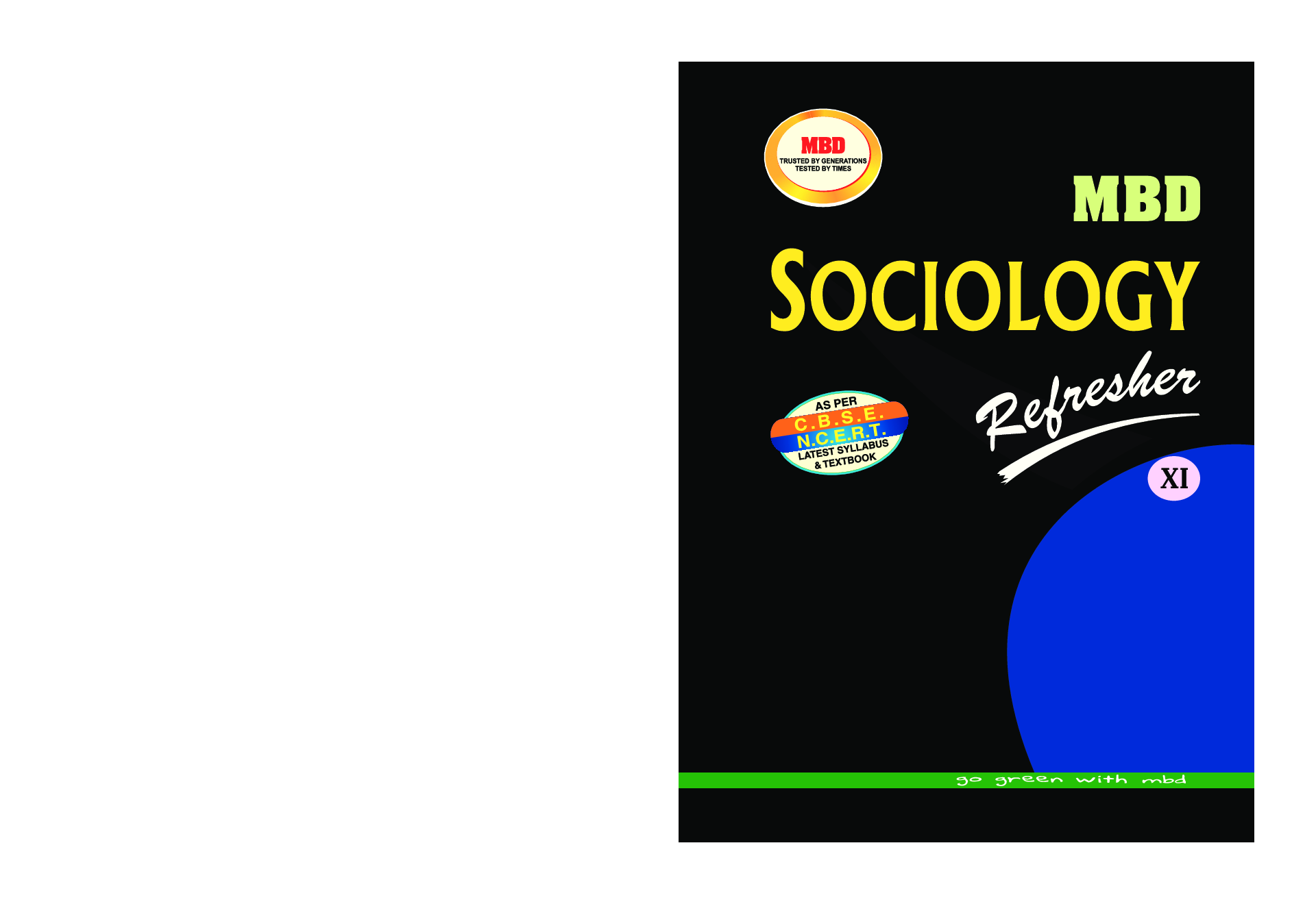 MBD Refresher Sociology For Class-XI - Page 1