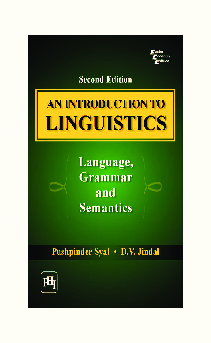 An Introduction To Linguistics : Language, Grammar And Semantics - Page 1