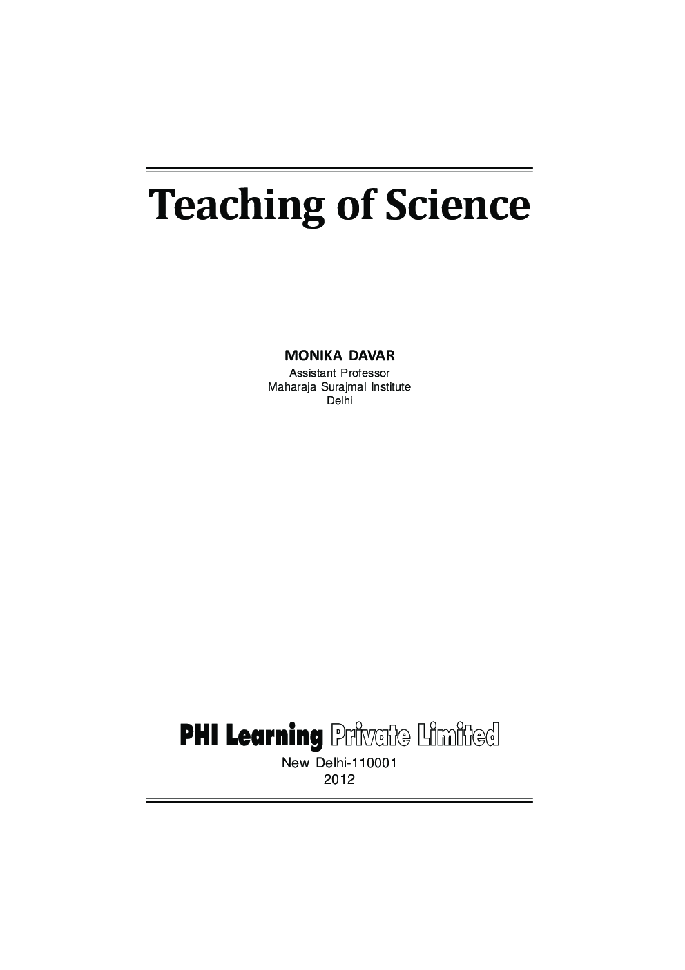 Teaching Of Science - Page 2